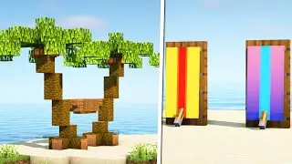 Minecraft: Tropical Build Hacks! (10 Ideas!)