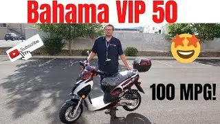 Vitacci Bahama 50 Scooter Review in Burgundy