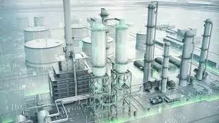 Technical visualization of the plant and company presentation