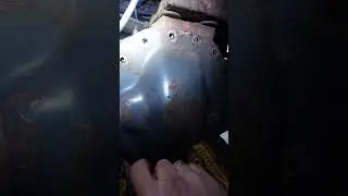 Рено мидлум 270dsi, устранение течи, ремонт тех отверстий.