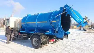 Илосос VOLVO 10 куб м. Капремонт, замена цистерны.