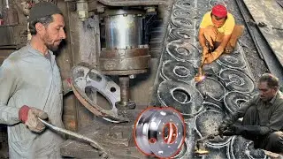 Manufacturing Process of Heavy Duty Truck Rim Plate|| Production Process of Wheel Rim plate