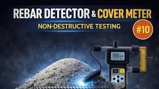 Rebar Detector and Cover Meter for Concrete || Non-Destructive Testing Methods (NDT) #10