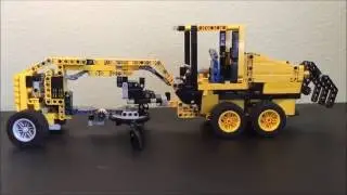 Functional Lego Road Grader