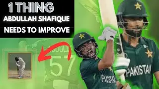 ABDULLAH SHAFIQUE NEEDS TO IMPROVE THIS THING 🚨 || PSL LIVE MATCH || #pslx