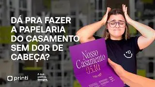 Sabia que dá para personalizar TODO o seu casamento na Printi?