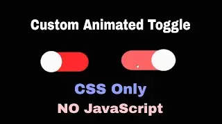 CSS Toggle Switch | On Off Switch using CSS only | Code Genesis |