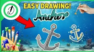 how to draw Anchor for beginner with dimension | Draw this