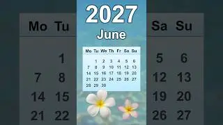 June 2027 Calendar