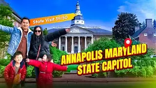 Annapolis Maryland Downtown Walking Tour| Maryland  Waterfront Capital City| Maryland-USA| Ivan Chan