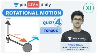 Rotational Motion - Quiz 4 | Torque | Unacademy JEE | LIVE QUIZ | IIT JEE Physics | Namo Sir