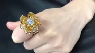 JOH Flocaw Blooming Flower Ring