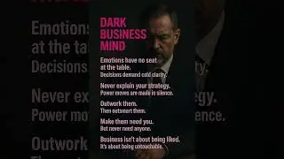 Dark Business Mind: Power Psychology, Cold Strategy & Ruthless Influence for Leaders