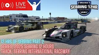 Vertical - 12 Hours of Sebring Race Part 2! iRacing Sebring 12 Hour Special Event!
