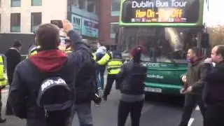 Mansion house Iw peaceful protest