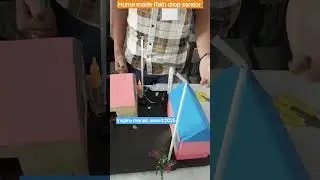 Easy science project ll Home Made Rain drop sensor #inspire_manak_award #like_share_subscribe