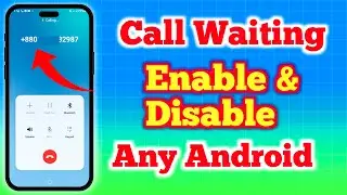 How to activate call waiting on android mobile 2025 | Call waiting setting