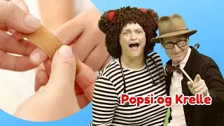 Mormor trådte på min tå | Hos lægen med Popsi og Krelle | Børnesang med fagter