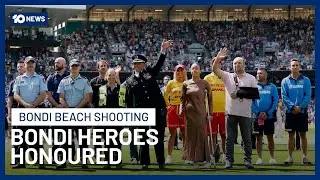 Bondi Attack Heroes Honoured At Pink Test Match At Sydney Cricket Ground | 10 News