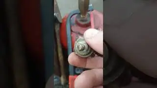 как сбить вентиль с газово баллона  пропан 10524