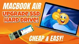 Как обновить или заменить жесткий диск SSD на Macbook Air 2011 | Дешево!
