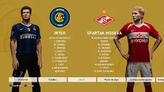 Pro Evolution Soccer 6 Remake Season 2006-2007: INTER x SPARTAK MOSKVA #playstation5 #gameplay #pes6