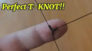 Завяжите свои узлы, как профессионал, с помощью этого простого метода! (Урок по Т-образному узлу)