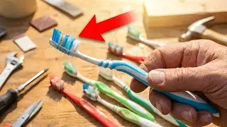 Don&rsquo;t Throw Away Old Toothbrushes! Turn Them Into This GENIUS Workshop Tool