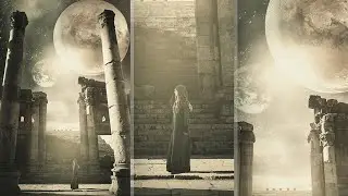 girl in pillar ~ Photoshop Concept Art Photo Manipulation