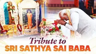 LIVE: PM Modi pays tribute at Mahasamadhi of Sri Sathya Sai Baba in Puttaparthi, Andhra Pradesh