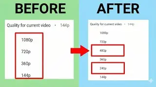 💡 YouTube Missing 240p & 480p Quality? | 240p/480p Video Quality Fix | [100% Solved]