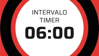 6 minutes #intervals timer ⏰