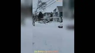 US Bomb Cyclone 2022 | Winter Storm Effects Buffalo City |