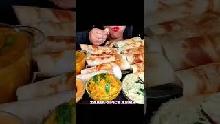 #zaikaspicyasmr #asmr #mukbang #asmreating #food #dosa #masaladosa #crispy #crunchy #indianfood