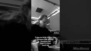Trying out Keith Urban&rsquo;s  Ibanez Tube Screamer TS808 settings
