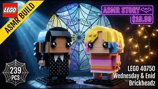 LEGO 40750 Wednesday & Enid  | DARKNESS vs COLOR | Relaxing ASMR Build