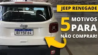 Jeep Renegade: 5 motivos para n&atilde;o comprar um! &Eacute; uma boa compra? Consumo, desempenho e mais!