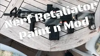 Nerf Retaliator custom paint & mod