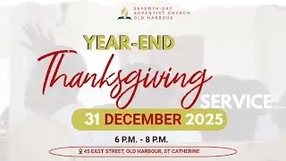 OHSDA Year-End Thanksgiving Service | Wednesday, December 31, 2025 @ 6:00 PM