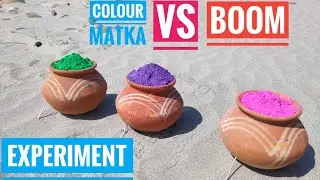 Sutli vs Colour Matka experiment | Holi Testing Video