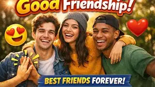 True friendship means staying together in every situation 🤝