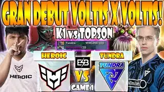 HEROIC VS TUNDRA BO3[GAME 1]K1, SCOFIELD VS TOPSON, PURE - ELITE LEAGUE - DOTA- ESB