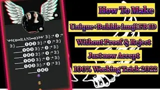 How To Make Unique Name Facebook Account 2022 || Unique Invalid Name Facebook Account 2022