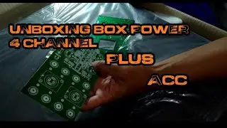 UNBOXING BOX POWER 4 CHANNEL CA 18