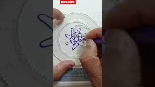 Colourful Spirograph Drawing #shorts #spirograph #viral