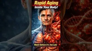 what happens inside your body when you experience rapid aging signs 🛑😱#health #education #shorts