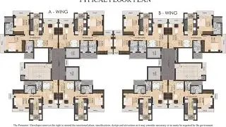 Rustomjee Meridian, Kandivali(W), Mumbai, Floor Plans, Apartments