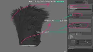 Wind-Fur Simulation with Ornatrix