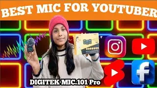 DigiTek DWM - 101 Wireless Microphone System | Details Review | How to use Testing | DS GALAXY 