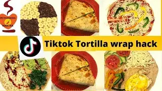 Tiktok Tortilla Wrap Hack | wrap hack | Trending wrap |Best tiktok tortilla hack compilations